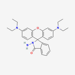 Chemical structure of Rhodamine B hydrazide