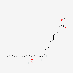 Chemical structure of Ethyl Ricinoleate