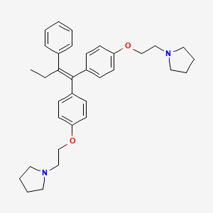 Chemical structure of Ridaifen-B
