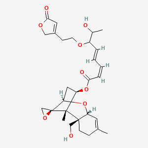 Chemical structure of Roridin L2