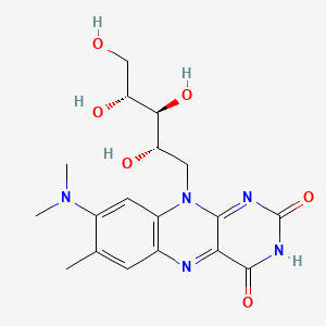 Chemical structure of Roseoflavin