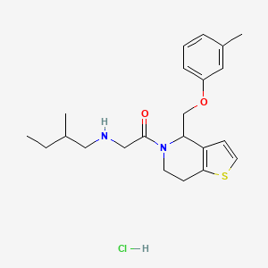 Chemical structure of RU-SKI 43 hydrochloride
