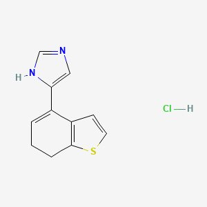 Chemical structure of RWJ-52353 Hydrochloride