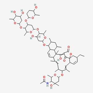 Chemical structure of Saccharocarcin A