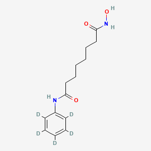 Chemical structure of SAHA-d5