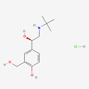 Chemical structure of Salbutamol (hydrochloride)