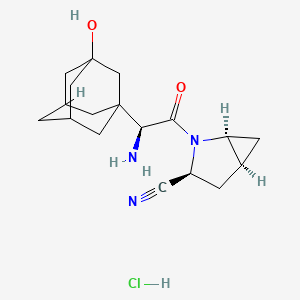 Chemical structure of Saxagliptin Hydrochloride