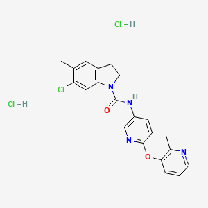 Chemical structure of SB-242084 (hydrochloride)