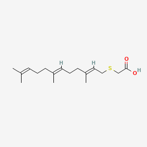Chemical structure of S-Farnesyl Thioacetic Acid