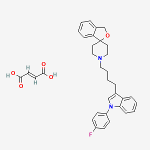Chemical structure of Siramesine (fumarate)