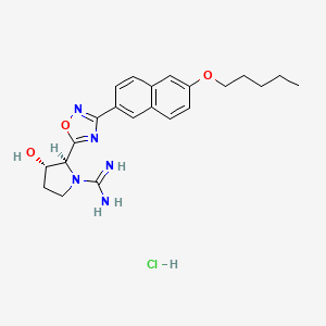 Chemical structure of SLC5111312 (hydrochloride)