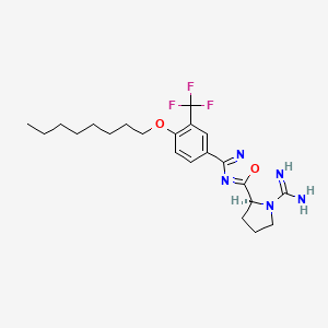Chemical structure of SLM6031434