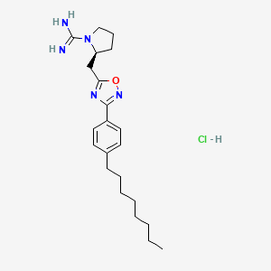 Chemical structure of SLP7111228 (hydrochloride)