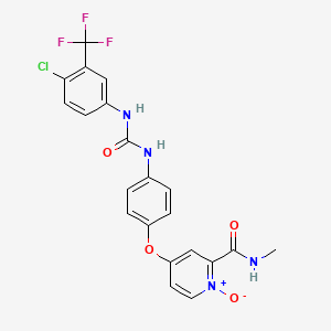 Chemical structure of Sorafenib N-oxide