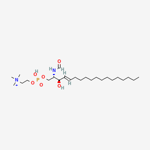Chemical structure of Sphingomyelins (from bovine spinal cord)
