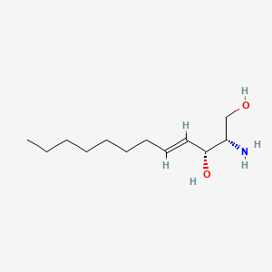Chemical structure of Sphingosine (d12:1)