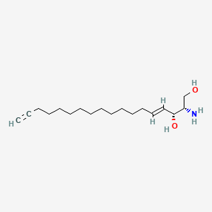 Chemical structure of Sphingosine (d18:1) Alkyne