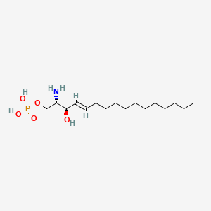 Chemical structure of C16 Sphingosine-1-phosphate