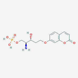 Chemical structure of S1P Lyase Fluorogenic Substrate