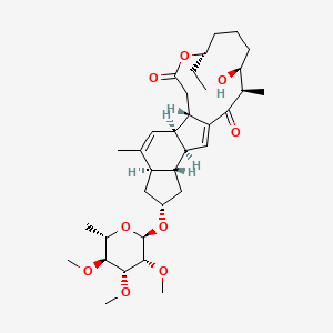 Chemical structure of Spinosyn D 17-pseudoaglycone