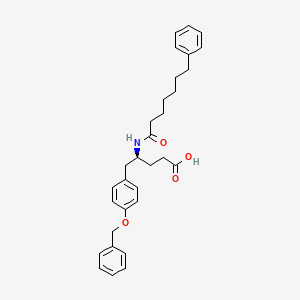 Chemical structure of sPLA2 Inhibitor