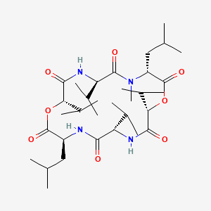 Chemical structure of Sporidesmolide I