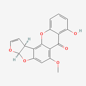 Chemical structure of Sterigmatocystin