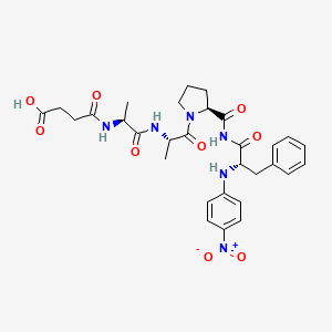 Chemical structure of Suc-AAPF-pNA