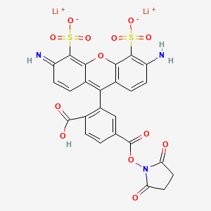 Chemical structure of SureLight® 488 NHS ester