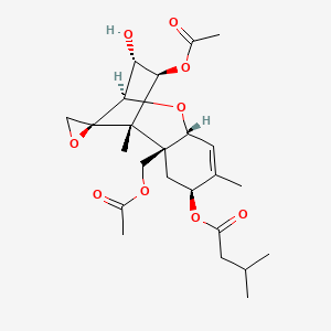 Chemical structure of T-2 Toxin