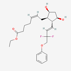 Chemical structure of Nortafluprost