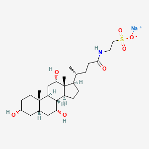 Chemical structure of Taurocholic Acid (sodium salt)