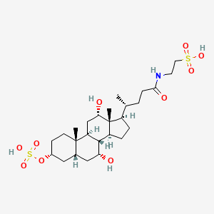 Chemical structure of Taurocholic Acid 3-sulfate