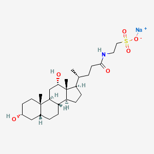 Chemical structure of Sodium Taurodeoxycholate