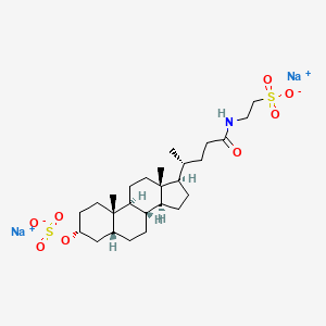 Chemical structure of Taurolithocholic Acid Sulfate Disodium Salt