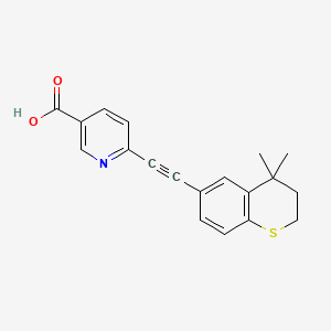 Chemical structure of Tazarotenic Acid