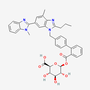 Chemical structure of Telmisartan glucuronide