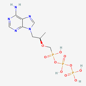 Chemical structure of Tenofovir diphosphate (sodium salt)