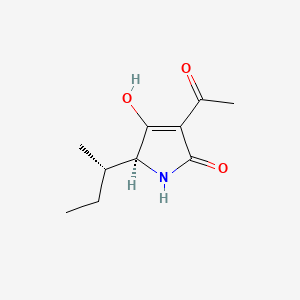 Chemical structure of Tenuazonic Acid (copper salt)