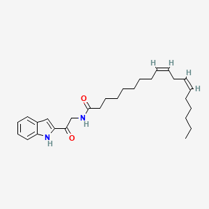 Chemical structure of Termitomycamide B
