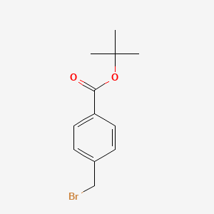 Chemical structure of Tert-butyl 4-(bromomethyl)benzoate