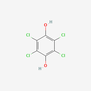 Chemical structure of Tetrachlorohydroquinone