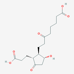 Chemical structure of tetranor-PGEM