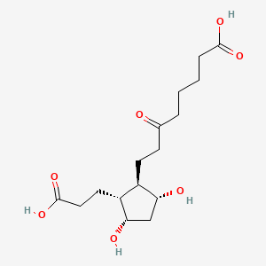 Chemical structure of tetranor-PGFM