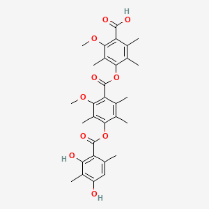 Chemical structure of Thielavin B