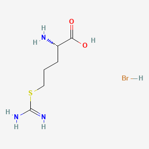 Chemical structure of Thioarginine (hydrobromide)