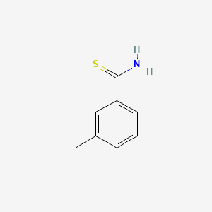 Chemical structure of thio-m-Toluthioamide