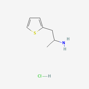 Chemical structure of Thiopropamine (hydrochloride)