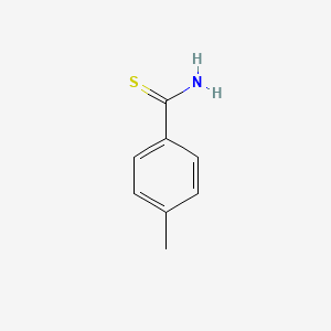 Chemical structure of thio-p-Toluamide