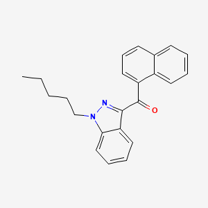 Chemical structure of THJ 018